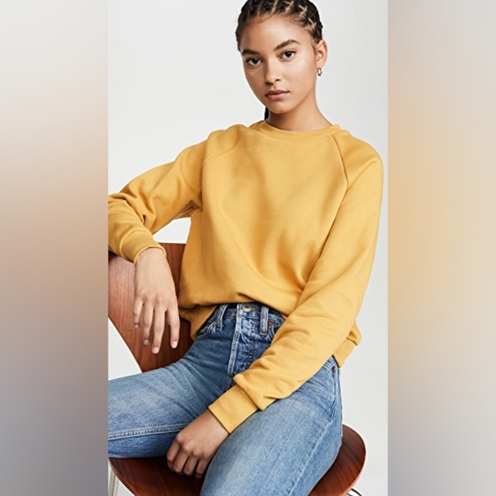 Abercrombie & Fitch Mustard Knit Sweater